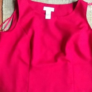 Sag Harbor Red Sleeveless Top